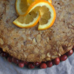 Orange Cranberry Polenta Cake